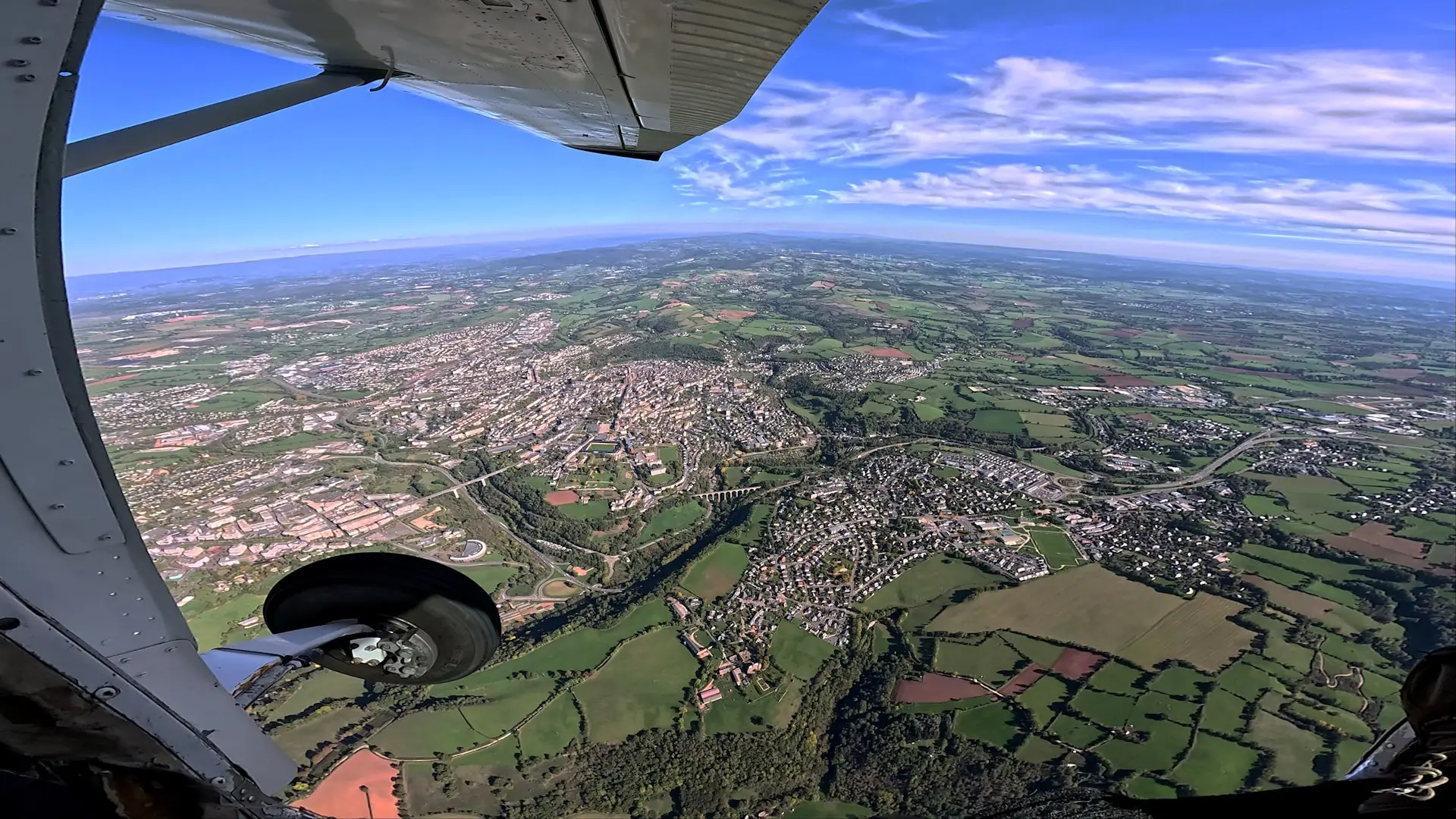 Ville de Rodez vue du ciel